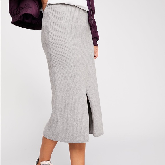 Free People Skyline Midi Skirt - Picture 3 of 5